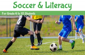Soccer and Literacy banner - link to Soccer and Literacy summer program page