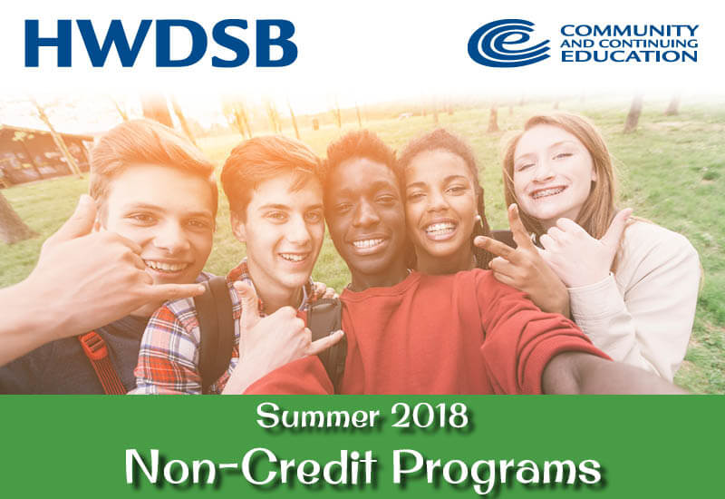 Summer Non-credit programs page banner