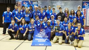 Orchard Park Robotics 2056 Waterloo Ontario Robotics Competition Chairman's Winner