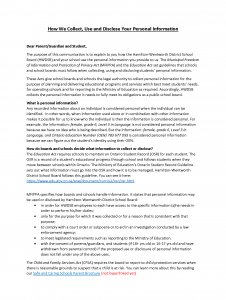 new hwdsb media release form orchard park secondary school media release form