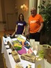 Teachers Rob Kitchen and Victoria Alstein at the EXYTE program table.