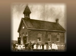 The old school as it was about 1895