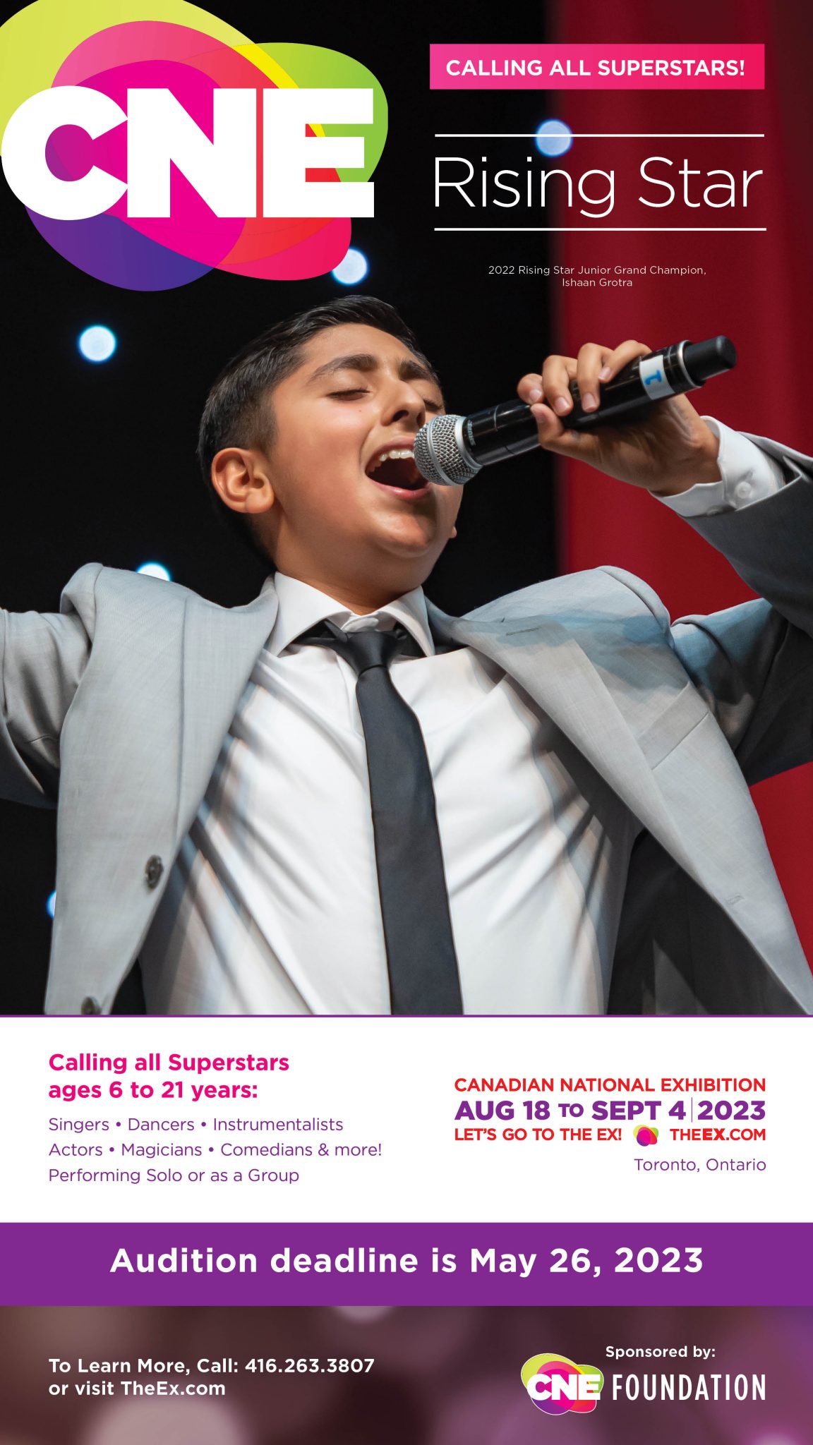 CNE Rising Star Talent Competition Flyer | Allan A. Greenleaf CNE Rising Star Talent Competition Flyer | Allan A. Greenleaf