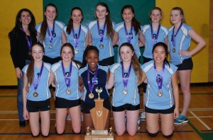 2014-15 Senior Girls Volleyball Champions - Westmount Secondary School 