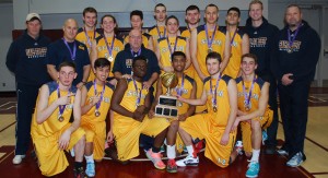 2014-15 Division-I Senior Boys Champions -- Saltfleet District High School 