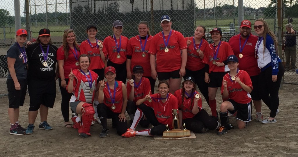 Sir Winston Churchill Bulldogs - 2014-15 Girls Slo-Pitch Champions