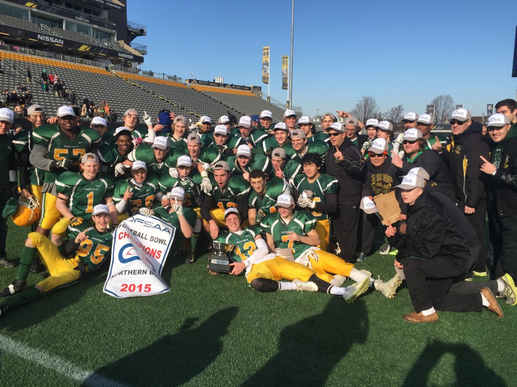 The Westdale Warriors beat Thunder Bay's St. Ignatius  26-17 in the OFSAA Northern Bowl  