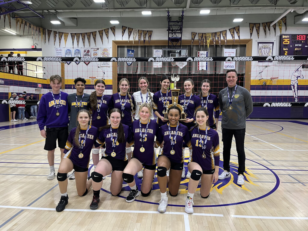 ANCASTER ROYALS CAPTURE SENIOR GIRLS VOLLEYBALL CHAMPIONSHIP HamiltonWentworth District