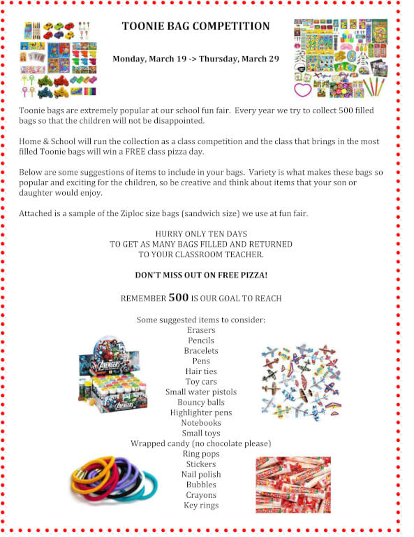 H&S Fun Fair Toonie Bag Competition Balaclava Elementary School