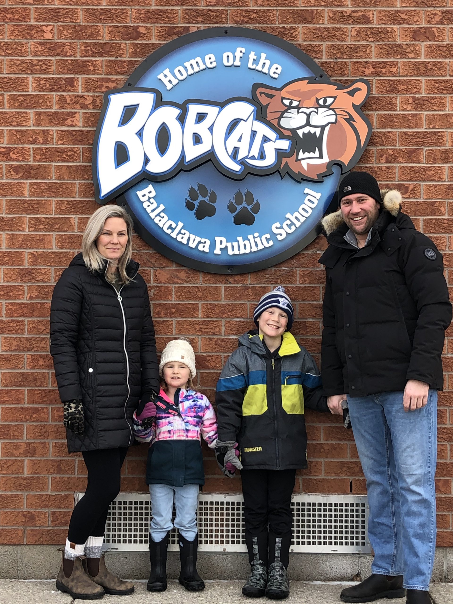 Bobcats Sign Refresh Balaclava Elementary School