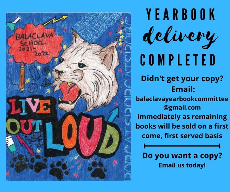 Yearbook Delivery Completed Balaclava Elementary School