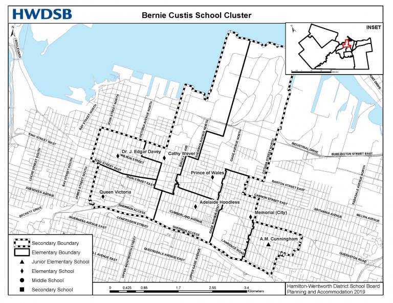 Bernie Custis Boundary | Bernie Custis Secondary School