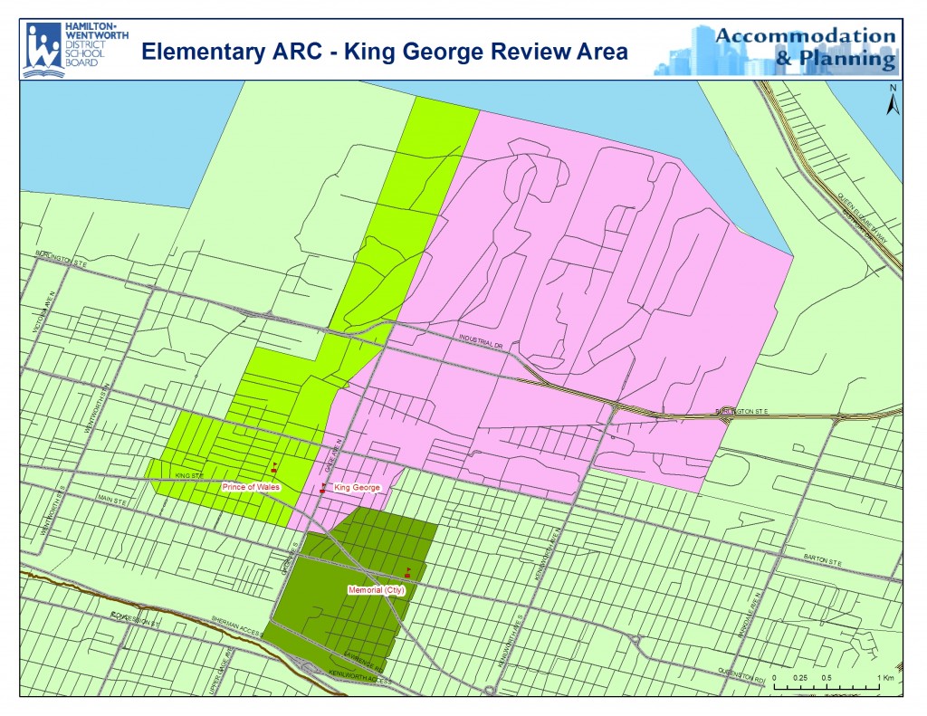 King George Review Area Map