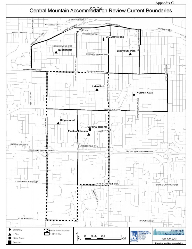 Central Mountain Map - Review Current Boundaries