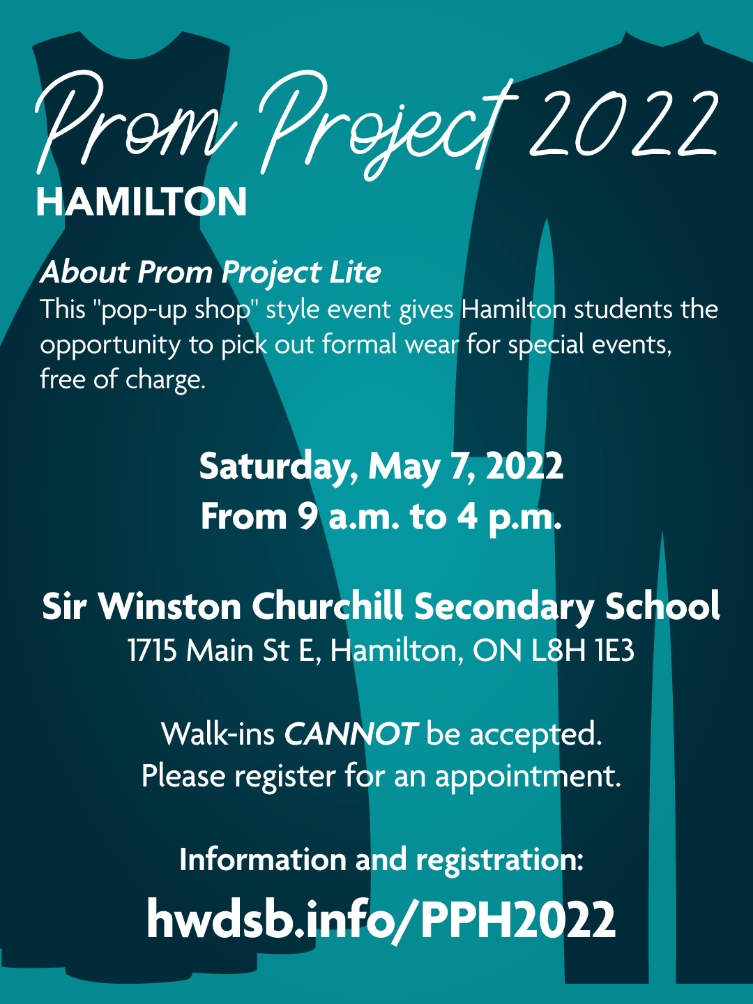 prom project hamilton 2022 flyer