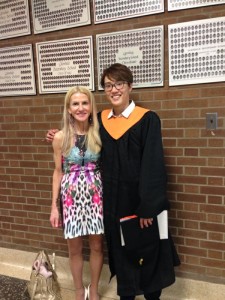 Miss Rado with one of our successful graduates, Henry!