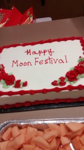 Happy moon festival cake