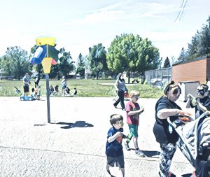 Kids on the playground