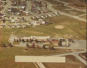  Aerial view of the school from front