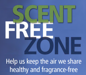 Scent Free Zone