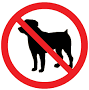 no dogs