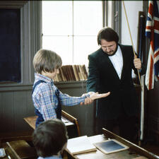 Teacher and student