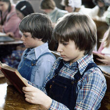 Students reading