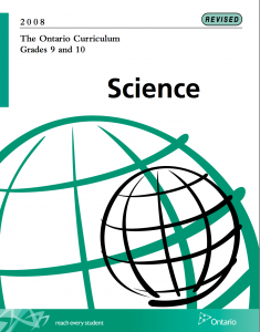 Science Curriculum Grade 9 and 10