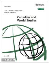 Canadian and World Studies - Grade 9 and 10