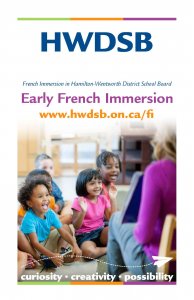 Early French Immersion booklet
