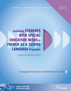 French as a Second Language Grades 1 to 8 Curriculum