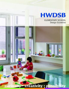 HWDSB Elementary School Design Guidelines