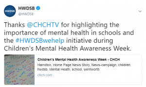 HWDSB tweet