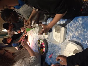 Cathy Wever students make stress balls