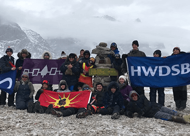 HWDSB Students in the Arctic