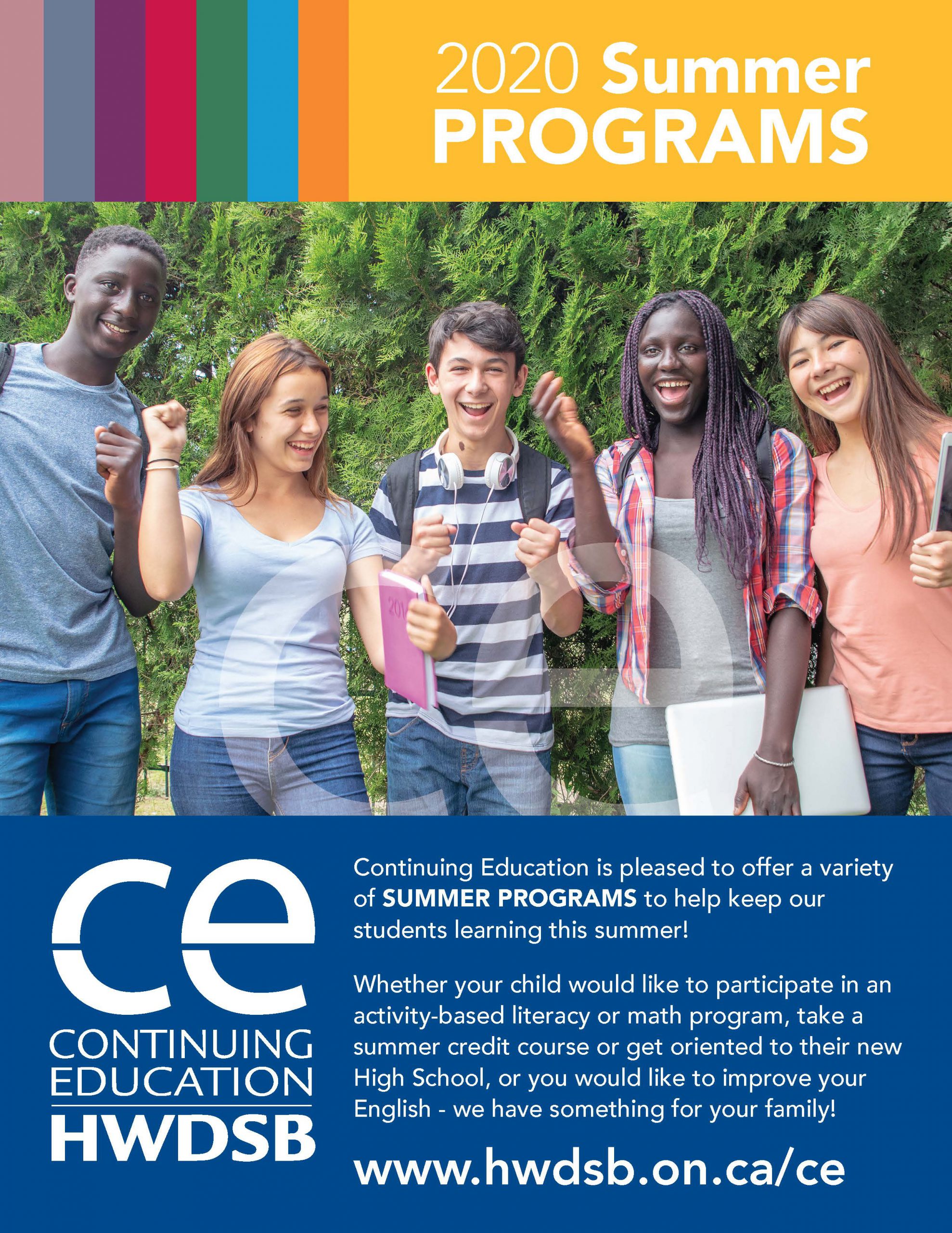 Continuing Education Summer Programs Registration Now Open Hamilton