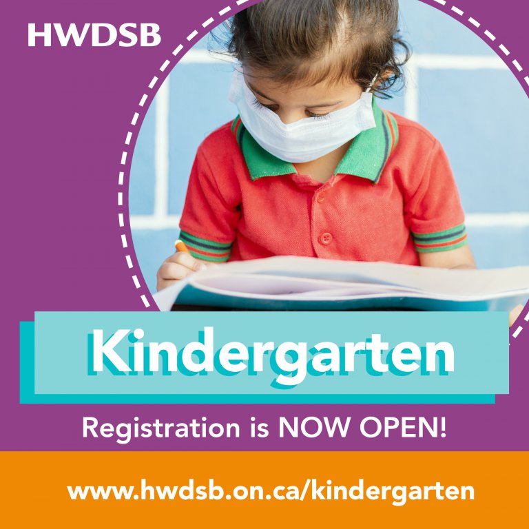 Kindergarten Registration Now Open at HWDSB HamiltonWentworth