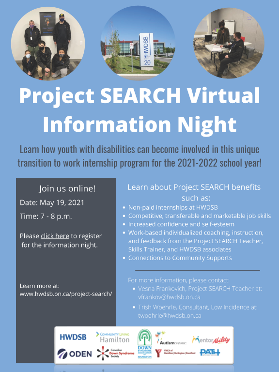 project search flyer