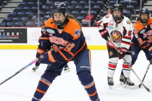 Hockey players playing hockey