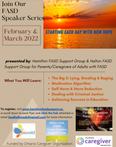 Information about FASD webinar series featured on webpage.