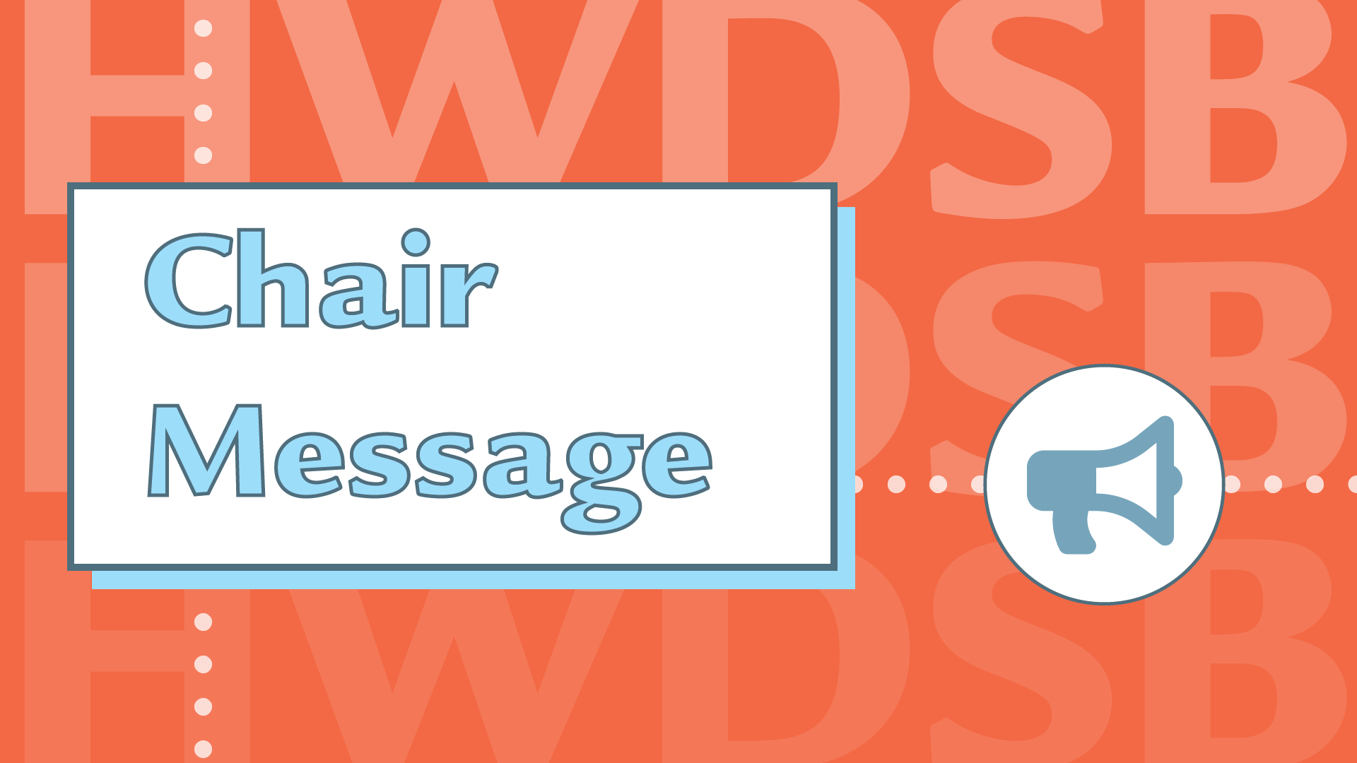 Graphic for Chair Message in COVID Update June 2022