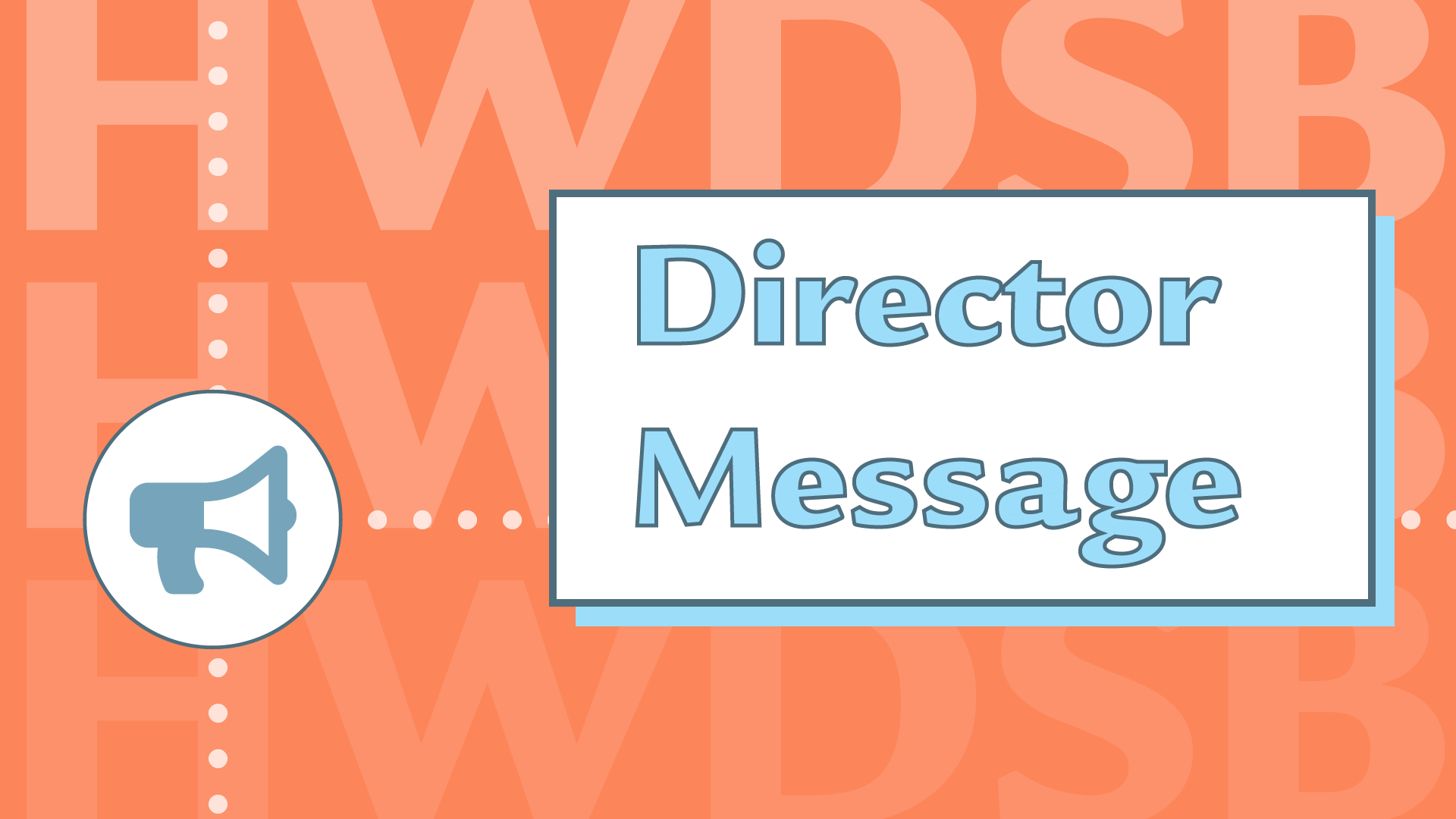 Director Message graphic for COVID update June 2022