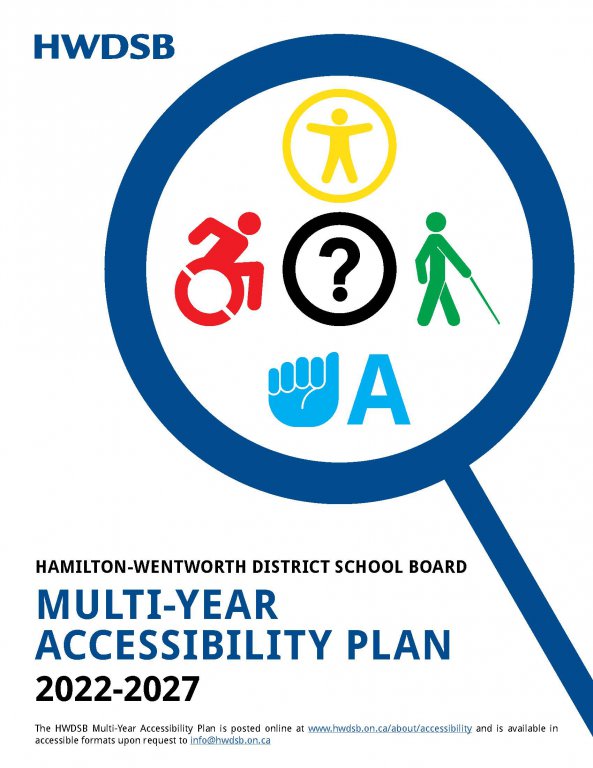 Cover of Multi-Year Accessibility Plan