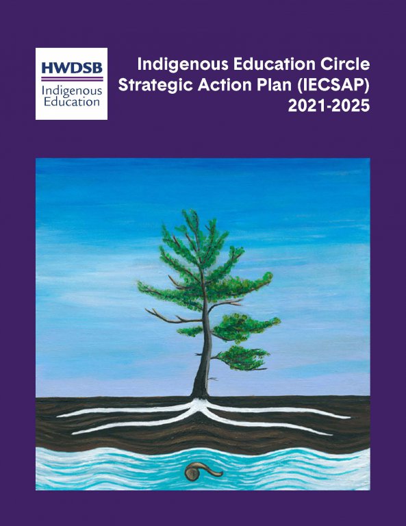 Artwork of tree on cover of IECSAP booklet