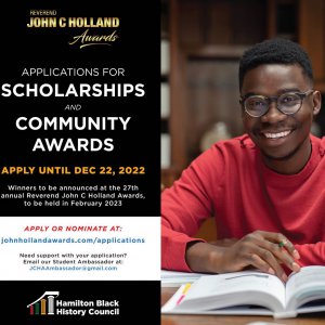 flyer for 27th john holland awards applications