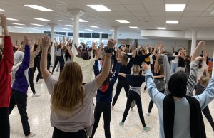 students dancing at day of dance