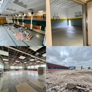 construction shots from facility friday schools