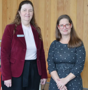 Waterdown's Colleen Stinson pictured with former ED