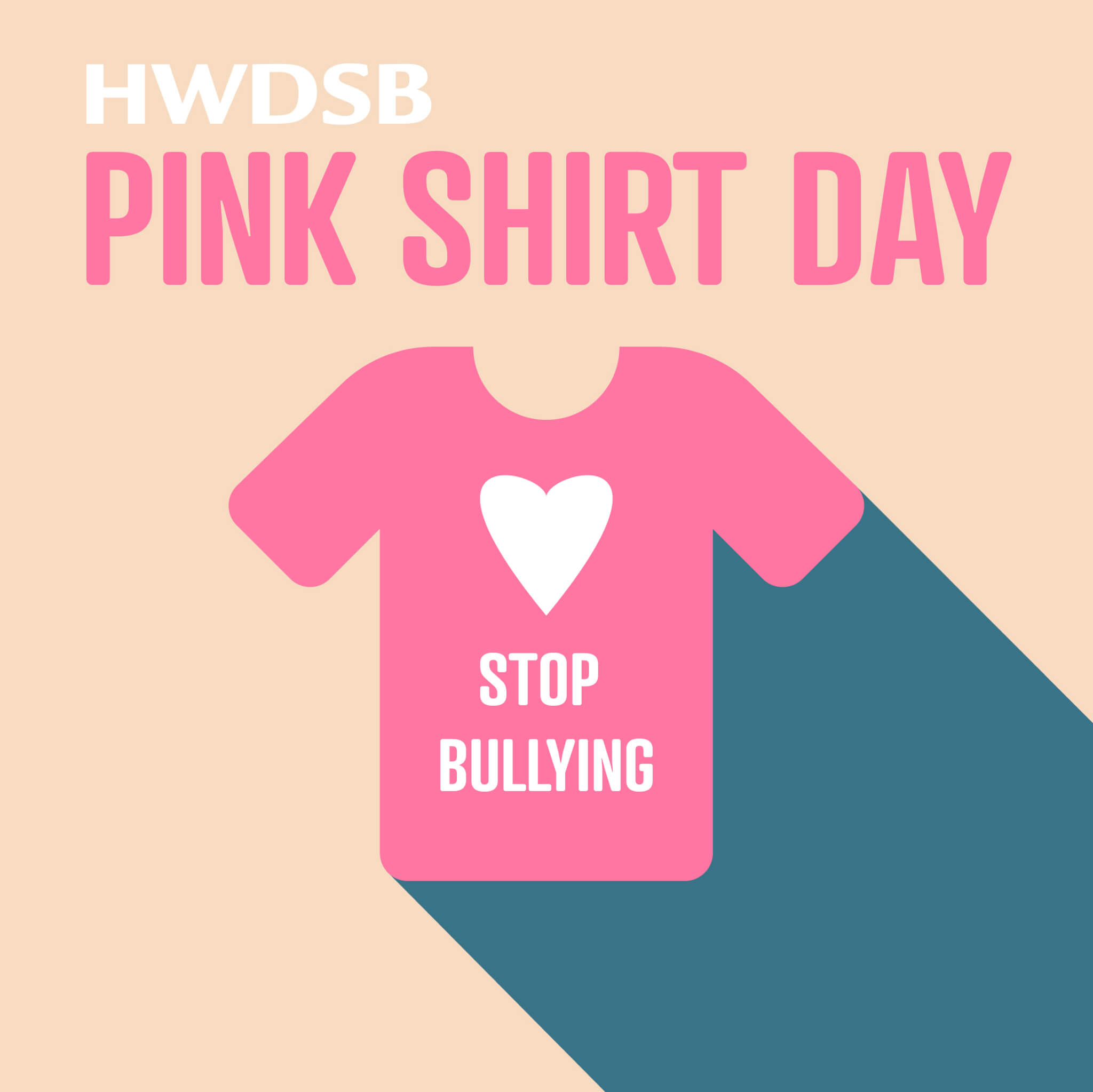 Pink Shirt Day – February 22, 2023  Hamilton-Wentworth District School  Board
