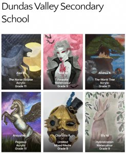 myth student art from dvss